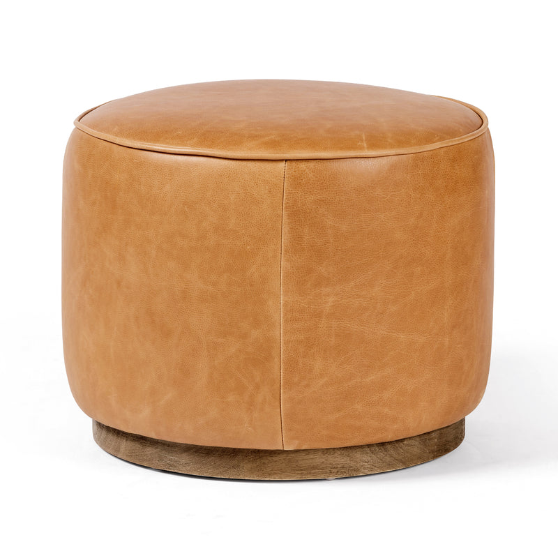media image for sinclair round ottoman by bd studio 106074 014 2 234