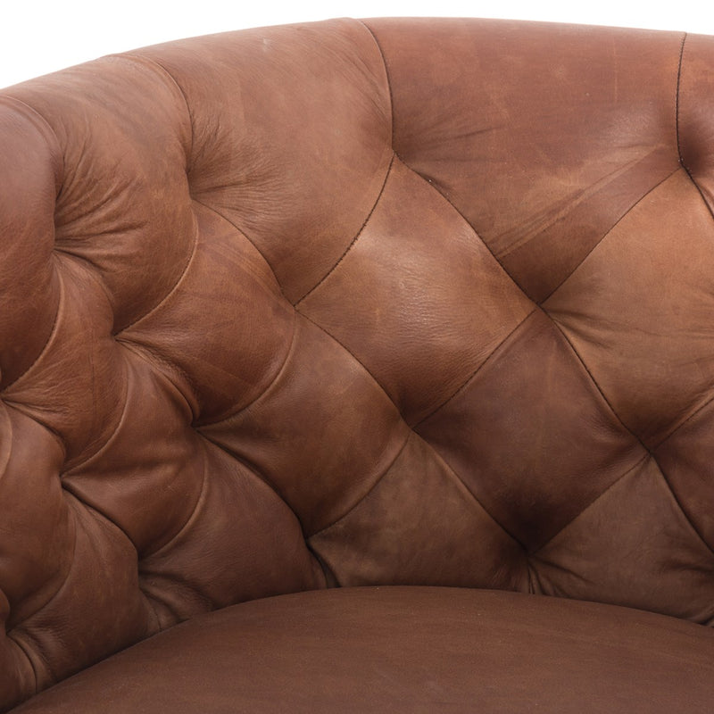 media image for Hanover Leather Swivel Chair 233