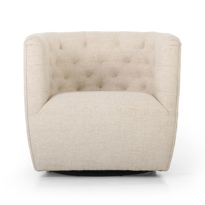 media image for Hanover Swivel Chair in Thames Cream 250