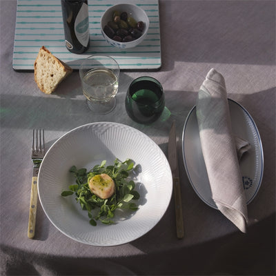 product image for white fluted half lace dinnerware by new royal copenhagen 1017288 22 28