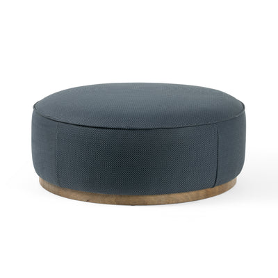 product image for Sinclair Large Round Ottoman in Various Colors 85