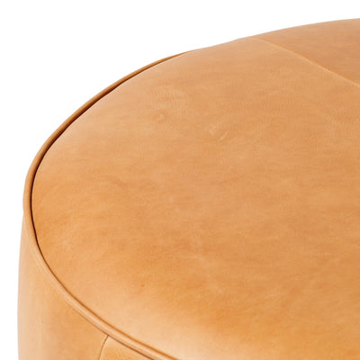 product image for sinclair large round ottoman by bd studio 106119 012 3 6