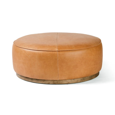 product image for sinclair large round ottoman by bd studio 106119 012 6 30