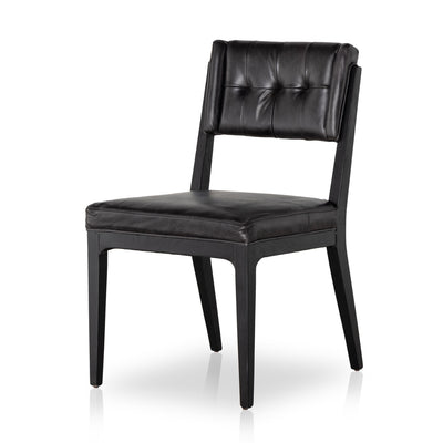 product image for Norton Dining Chair Sonoma Black Leather 29
