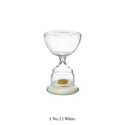 product image for trophy shaped sandglass white no 3 design by puebco 3 14