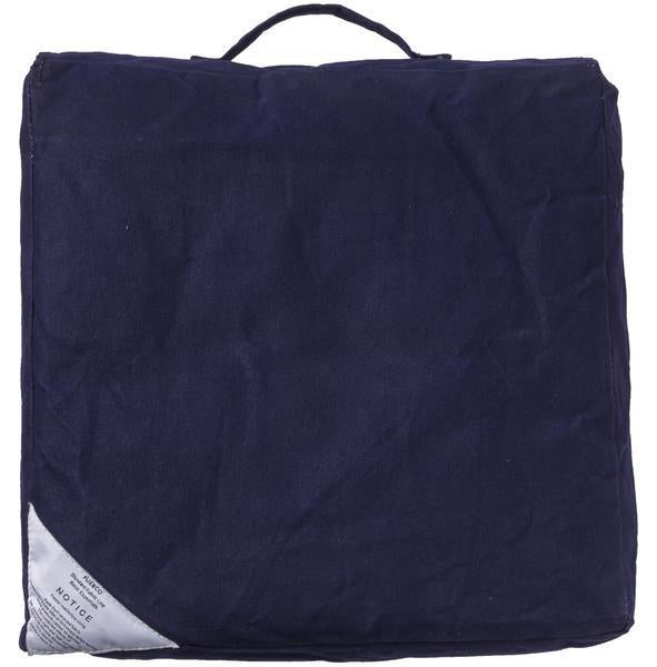 media image for block cushion navy blue design by puebco 1 293