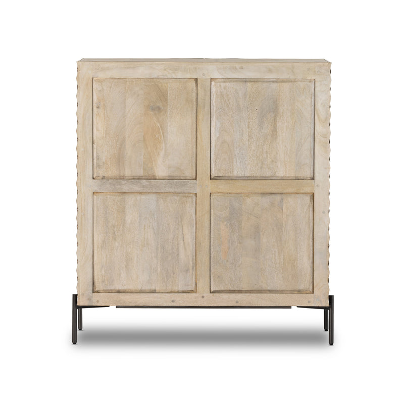 media image for Raffael Bar Cabinet Carvd Stonewash Grey By Bd Studio 106414 006 3 229