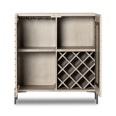 product image for Raffael Bar Cabinet Carvd Stonewash Grey By Bd Studio 106414 006 8 9