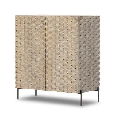 product image for Raffael Bar Cabinet Carvd Stonewash Grey By Bd Studio 106414 006 1 28