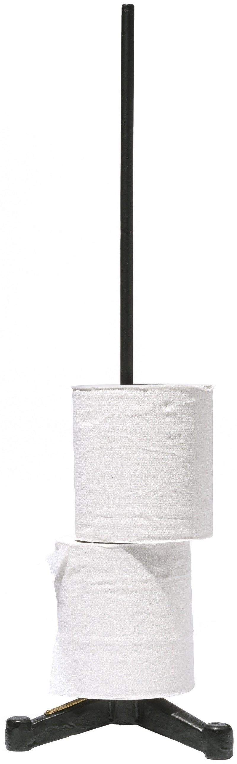 media image for toilet paper holder straight black design by puebco 2 251