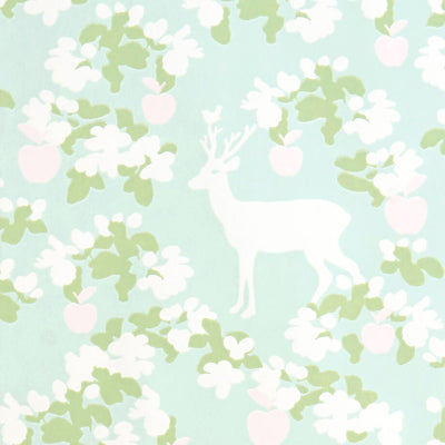 product image of Apple Garden Turquoise Wallpaper by Majvillan 579