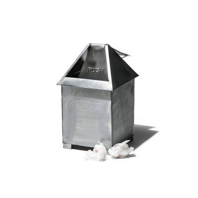 product image of table top dust bin black design by puebco 1 573