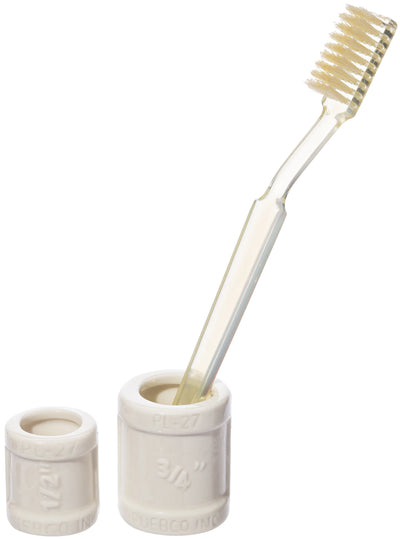 product image for ceramic toothbrush stand adults design by puebco 3 62
