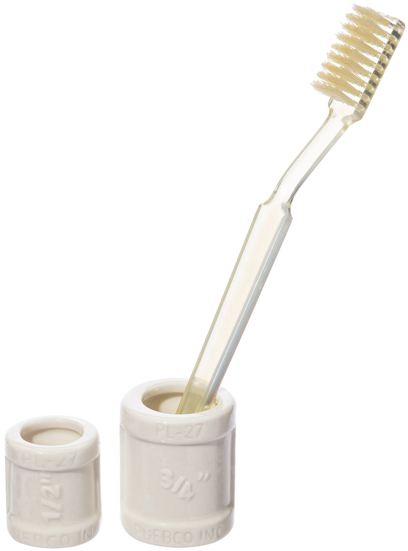 media image for ceramic toothbrush stand adults design by puebco 3 276
