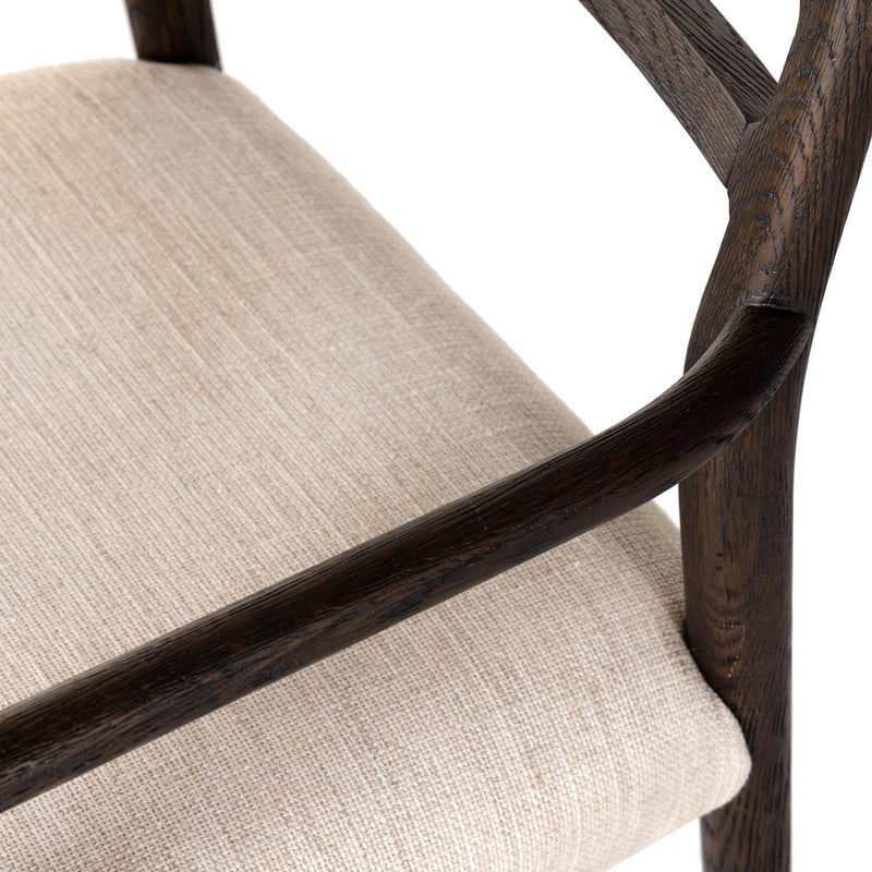 media image for glenmore dining arm chair by bd studio 107655 011 5 223