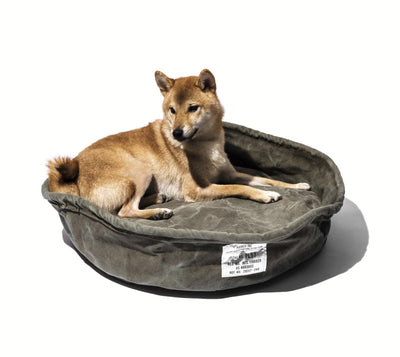 product image of large vintage tent fabric pet bed design by puebco 1 535