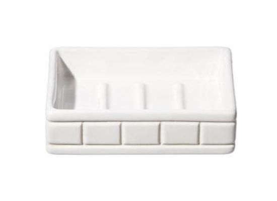 media image for ceramic bath ensemble soap dish design by puebco 5 293