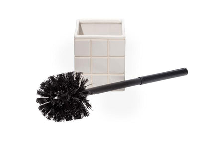 product image for ceramic bath ensemble toilet brush design by puebco 7 61