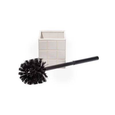 product image for ceramic bath ensemble toilet brush design by puebco 3 85