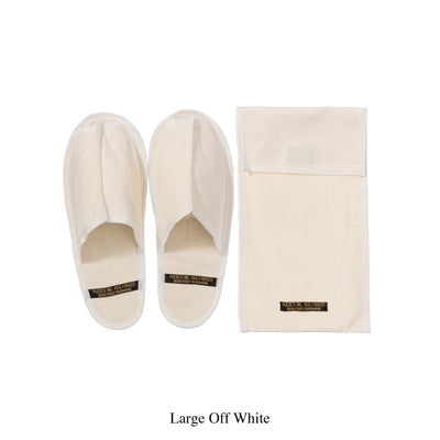 product image for waxed canvas portable slipper large off white design by puebco 4 50