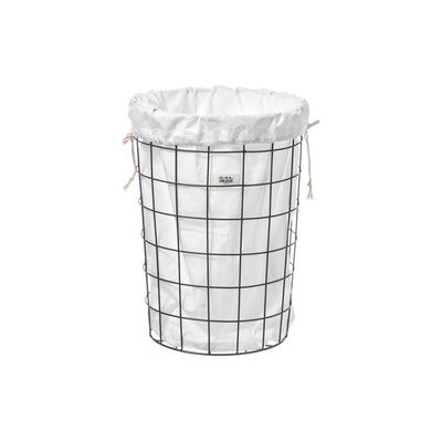 product image for wire basket with plain laundry bag medium design by puebco 1 89