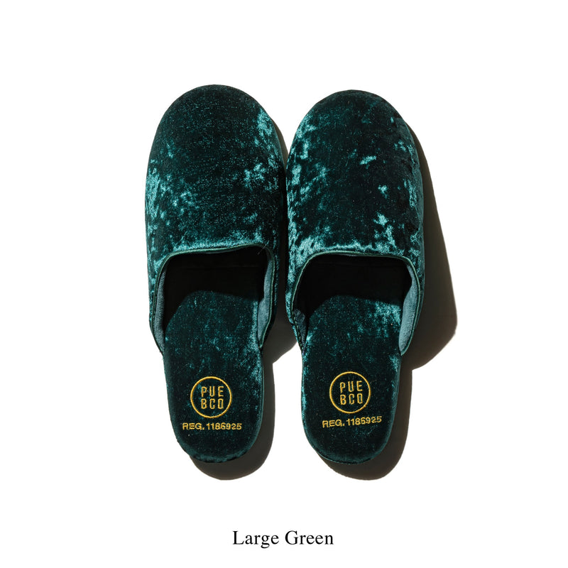 media image for velvet slipper large navy blue design by puebco 2 270