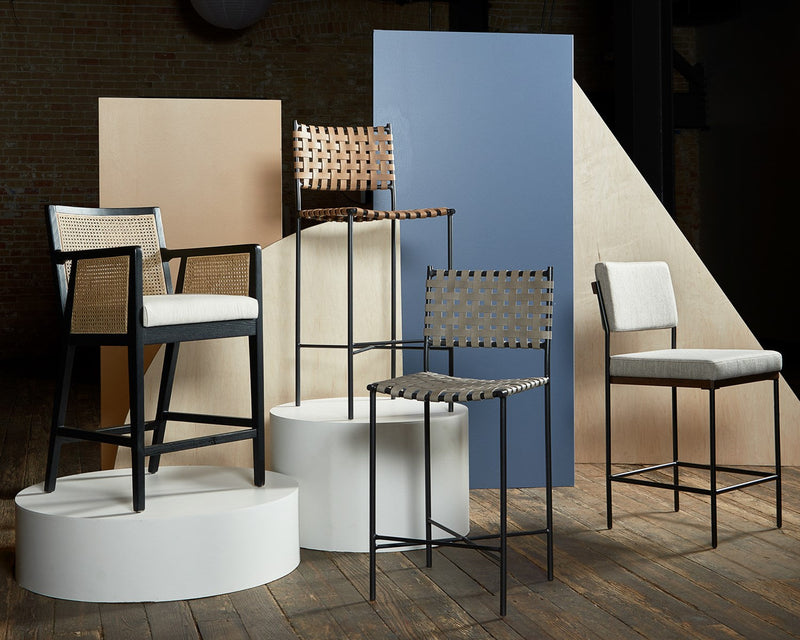 media image for Antonia Cane Bar + Counter Stools by BD Studio 249