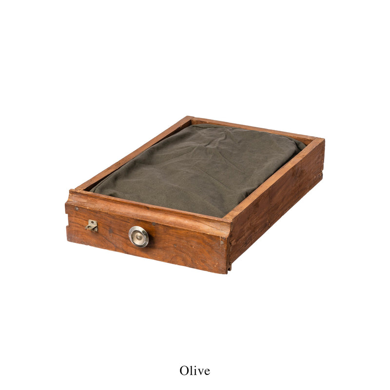media image for vintage drawer pet bed olive design by puebco 2 248
