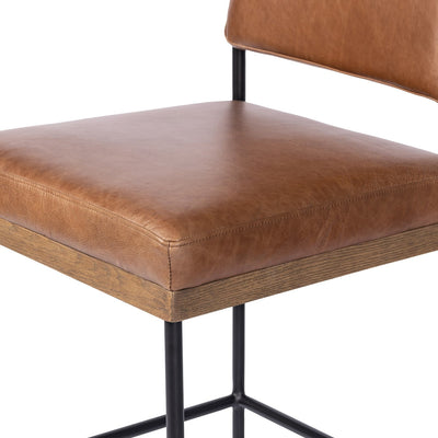 product image for benton leather stool by bd studio 109318 014 16 97