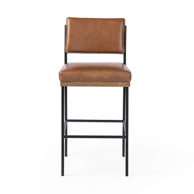product image for benton leather stool by bd studio 109318 014 32 70