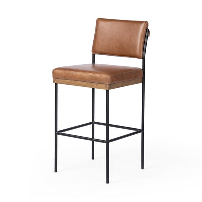 product image for benton leather stool by bd studio 109318 014 4 29