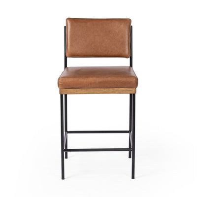 product image for benton leather stool by bd studio 109318 014 31 23