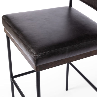 product image for benton leather stool by bd studio 109318 014 13 85