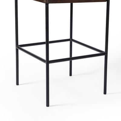 product image for benton leather stool by bd studio 109318 014 18 44