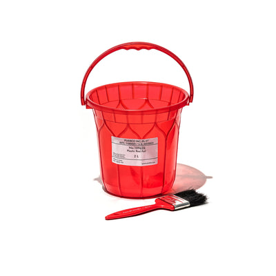 product image of plastic red pail 1 549
