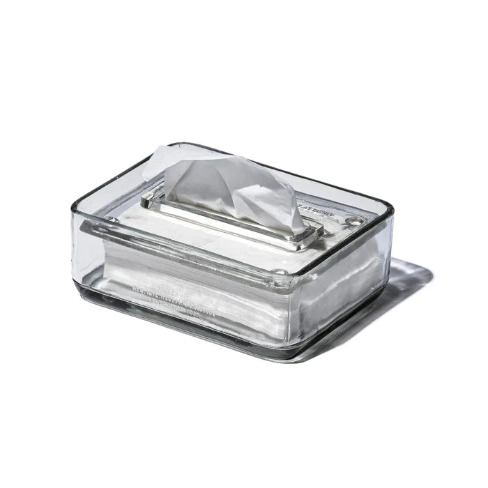 media image for Glass Tissue Case Compact By Puebco 109978 3 230