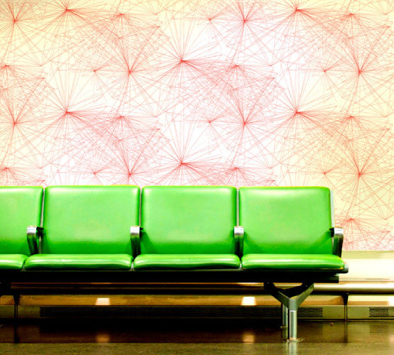 media image for Voyageur Wallpaper in Red Eye design by Jill Malek 299