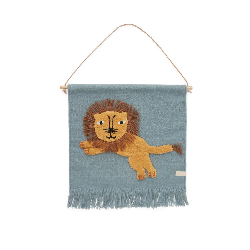 media image for jumping lion wallhanger 1 235