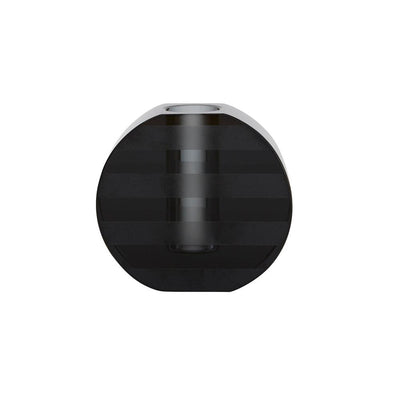 product image of round graphic candleholder in black design by oyoy 1 50