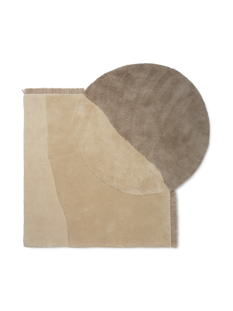 media image for View Tufted Rug in Beige by Ferm Living 245