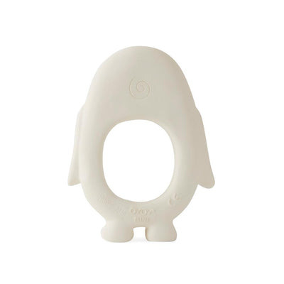 product image for penguin baby teether in white by oyoy 2 62