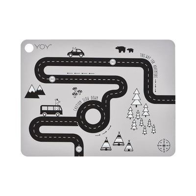 product image of set of 2 adventure placemats in grey design by oyoy 1 515