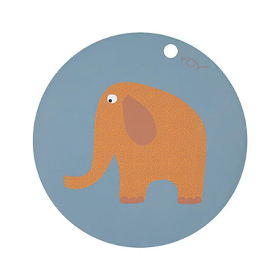 product image of kids elephant placemat by oyoy 1 529