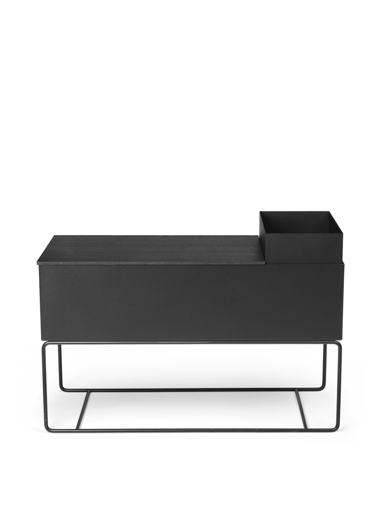 media image for Tray For Plant Box - Black by Ferm Living 255
