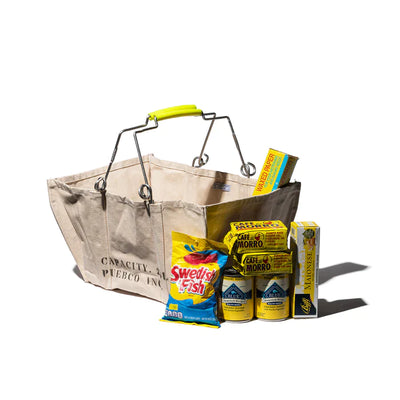 product image of Accordian Market Basket Yellow By Puebco 110141 1 50