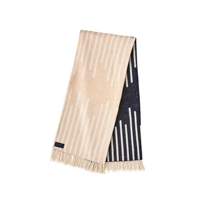 product image of alba plaid throw in blue camel design by oyoy 1 581