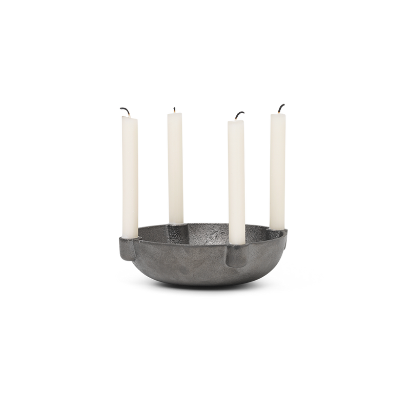 media image for Bowl Candle Holder in Casted Brass by Ferm Living by Ferm Living 258