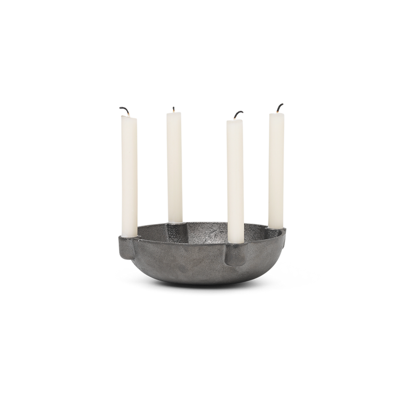 media image for Bowl Candle Holder in Casted Brass by Ferm Living by Ferm Living 224