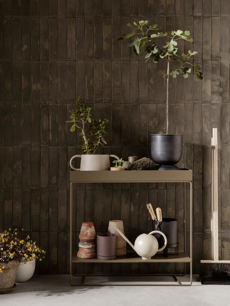 media image for Plant Box Two-Tier by Ferm Living- Olive Room1 260