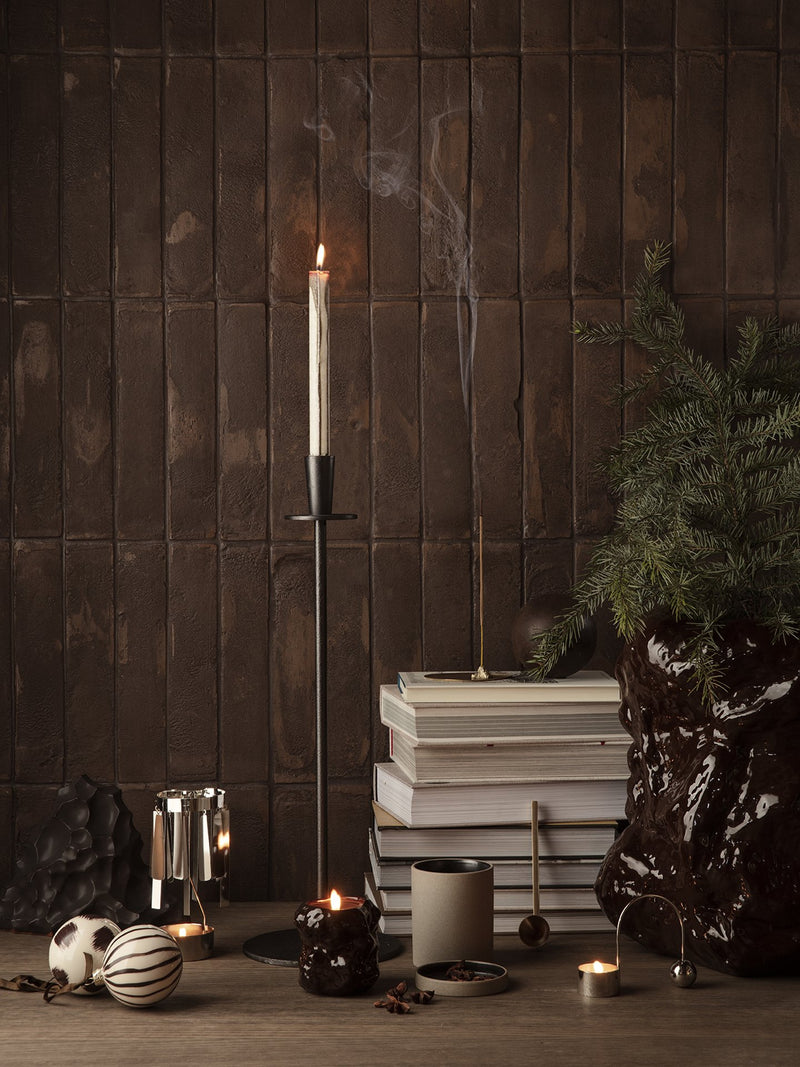 media image for Hoy Casted Candle Holder by Ferm Living by Ferm Living 253